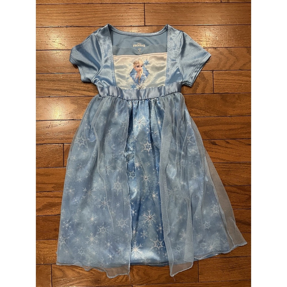 Disney Frozen Elsa Dress 2T Toddler Costume Blue Princess Tulle Party